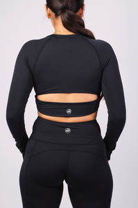 Slick Crop Long Sleeves